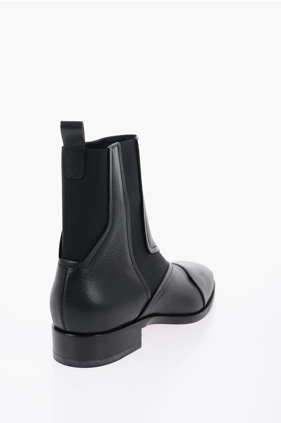 Christian Louboutin Leather BOABI Boots with Elactic Inserts Size US 8 / EU 41 - 2 Thumbnail