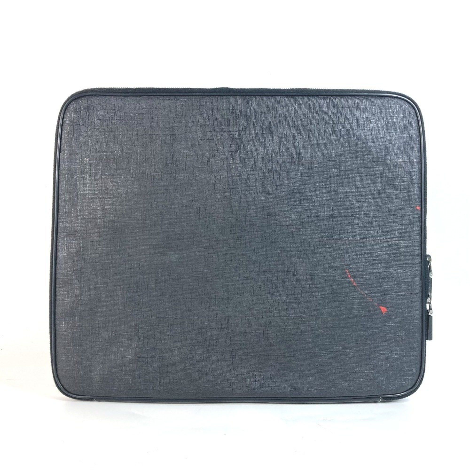 Gucci GUCCI 194297 Interlocking G PC Case Computer Bag Clutch Leather Men s Black Grailed