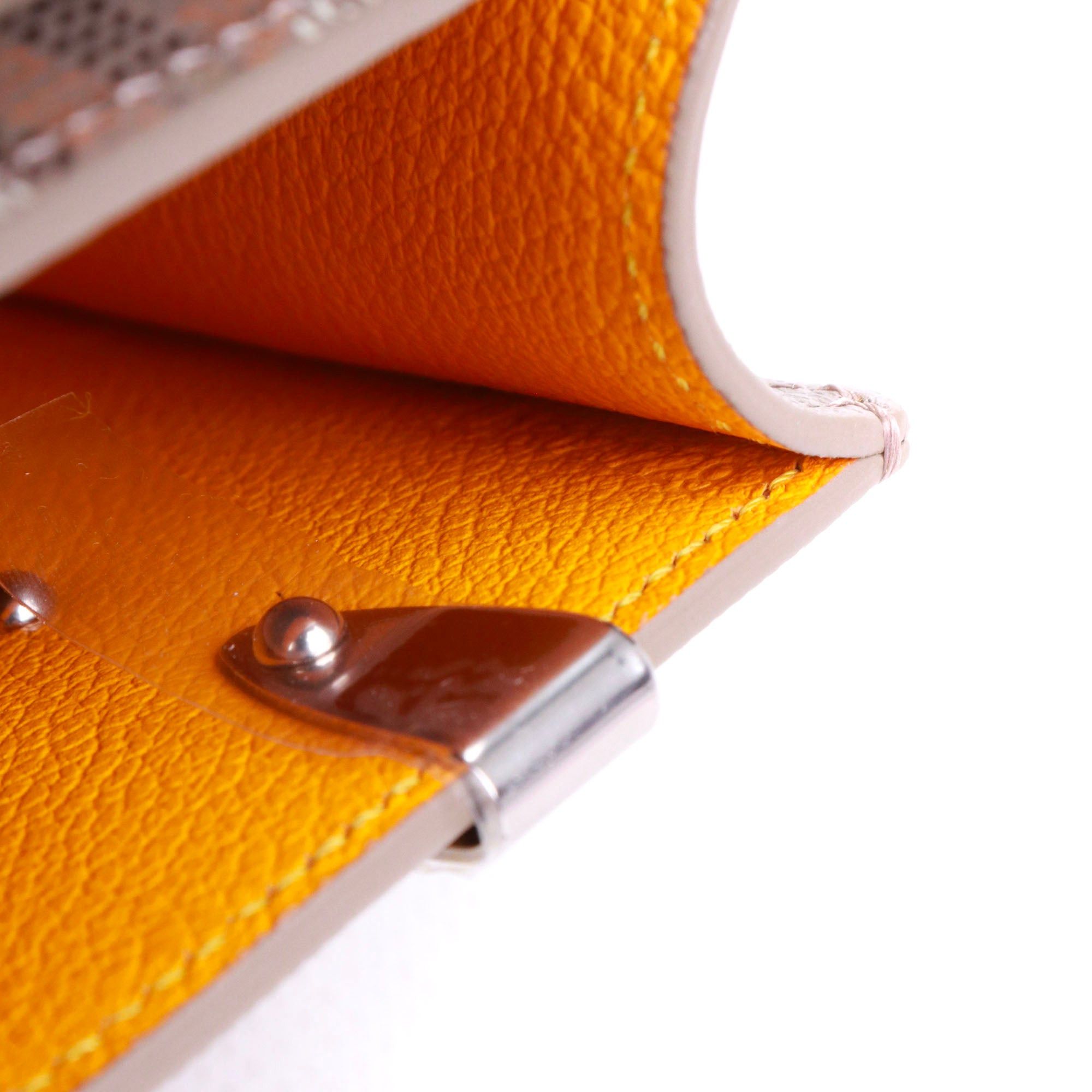 Goyard GOYARD - Goyard Saigon nano shoulder bag in gray leather Size ONE SIZE - 9 Thumbnail