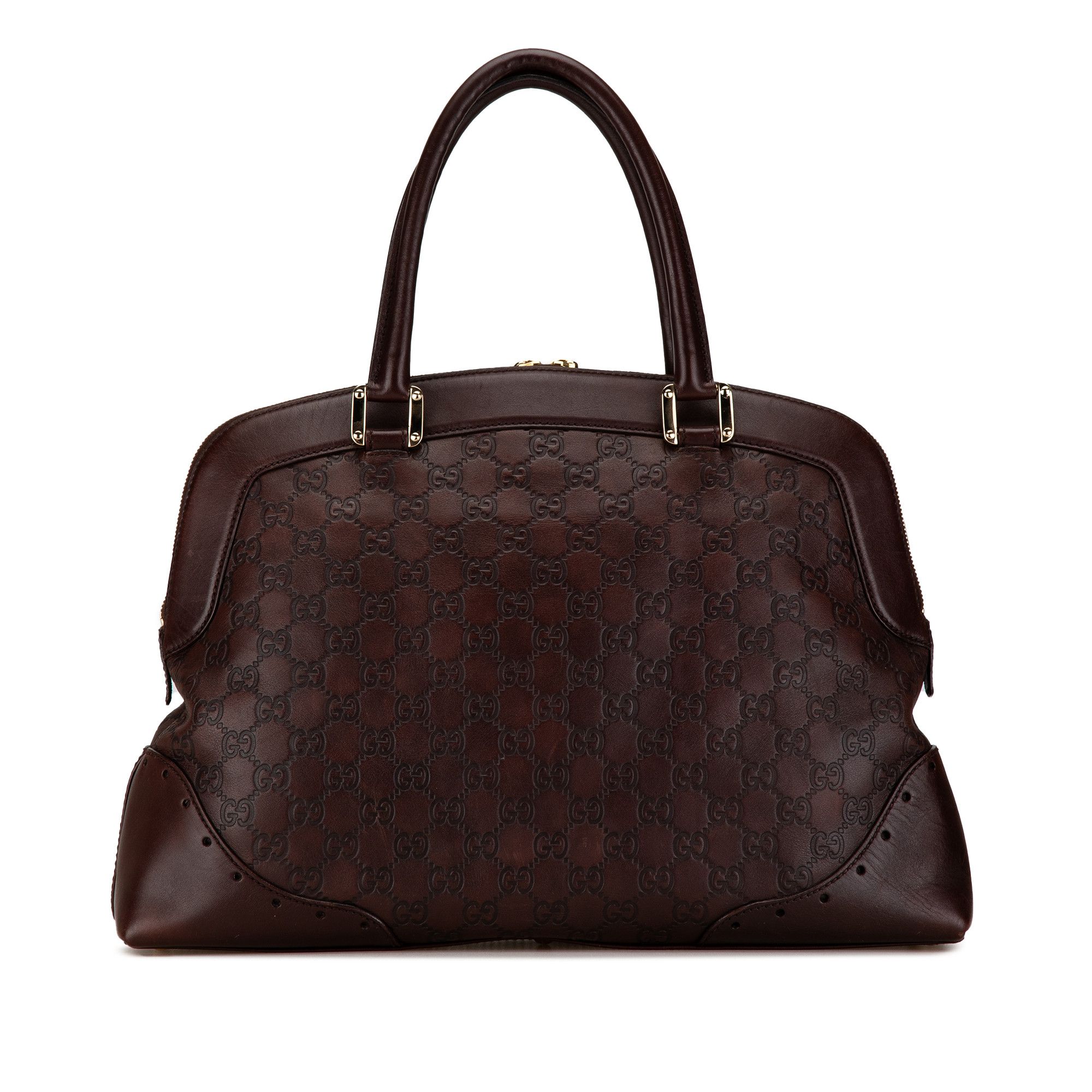 Gucci Gucci Guccissima Punch Handbag Size ONE SIZE - 3 Thumbnail