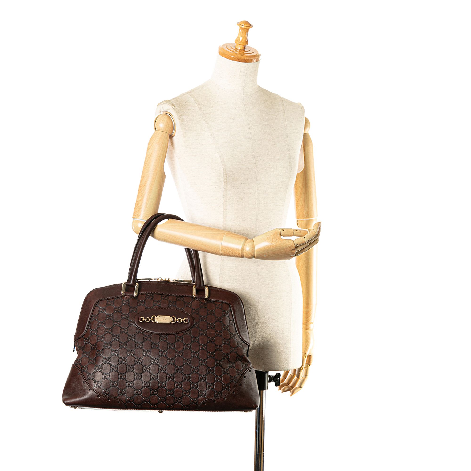 Gucci Gucci Guccissima Punch Handbag Size ONE SIZE - 10 Thumbnail