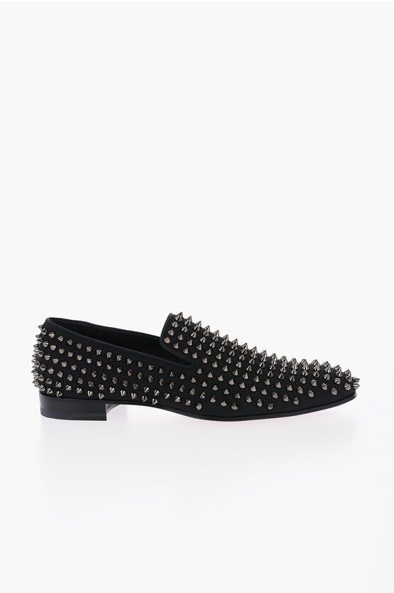 Christian Louboutin Spiked Dandelion Loafers Size US 7 / EU 40 - 3 Thumbnail