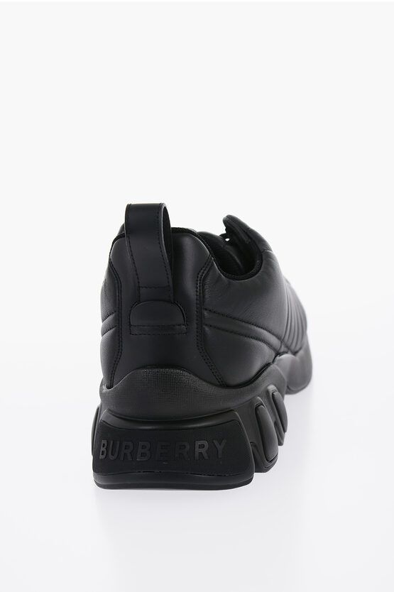Burberry Quilted Leather Low-top Sneakers Size US 7 / EU 40 - 2 Thumbnail