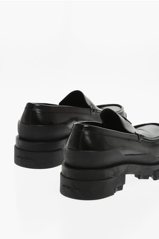 Givenchy Brushed Leather Loafers with Tank Sole Size US 9 / EU 42 - 2 Thumbnail