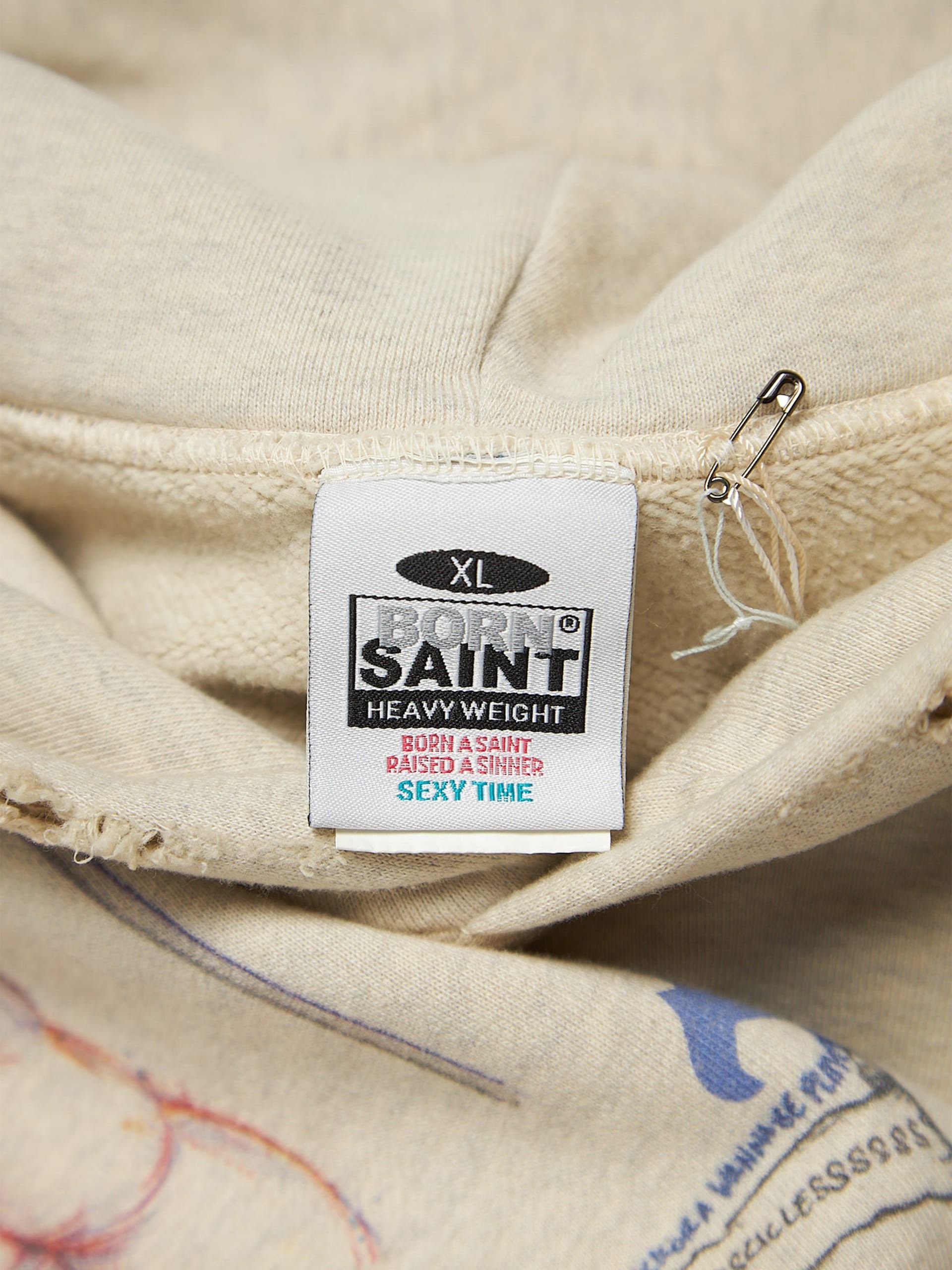 Saint Michael Born Raised Graffiti Hoodie Size US XL / EU 56 / 4 - 4 Thumbnail