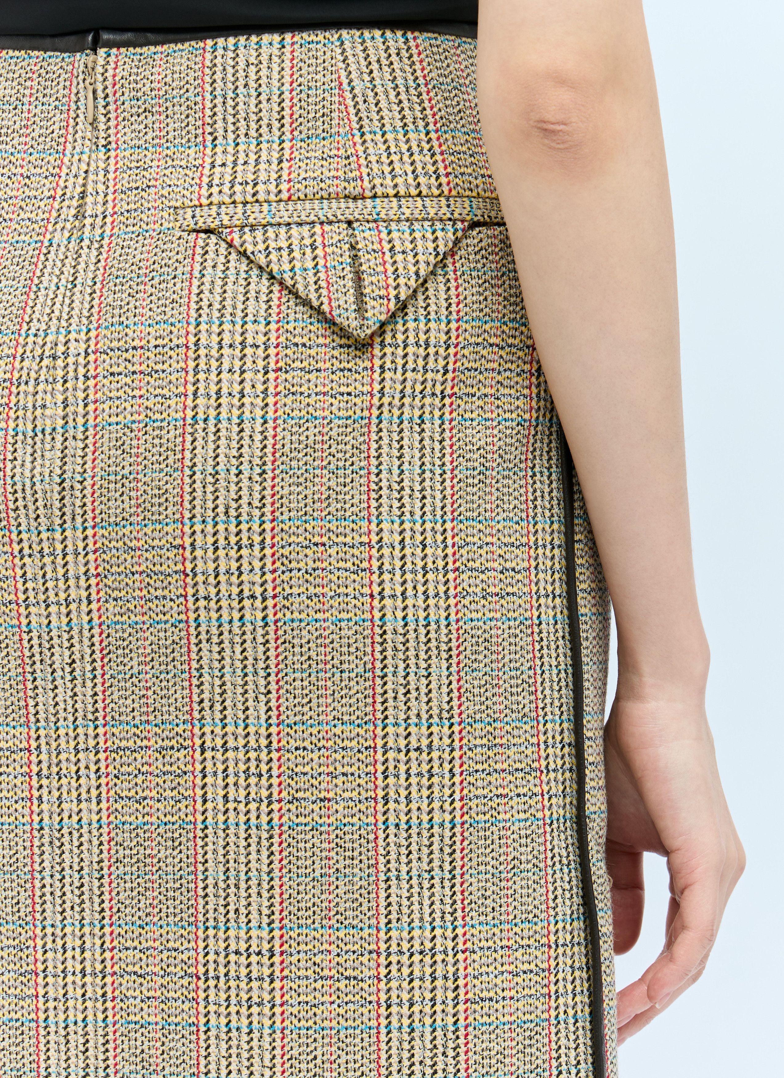 Bottega Veneta Prince Of Wales Midi Skirt Size 27" / US 4 / IT 40 - 6 Thumbnail