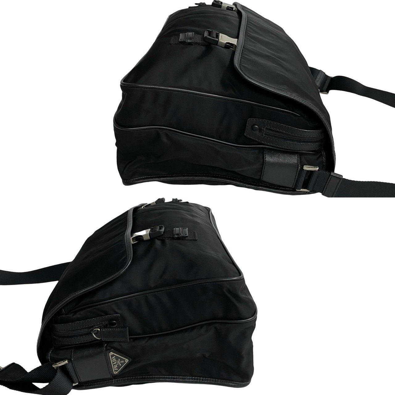 Prada Prada Tessuto Messenger Bag Canvas Crossbody Bag in Very Good Condition Size ONE SIZE - 5 Thumbnail