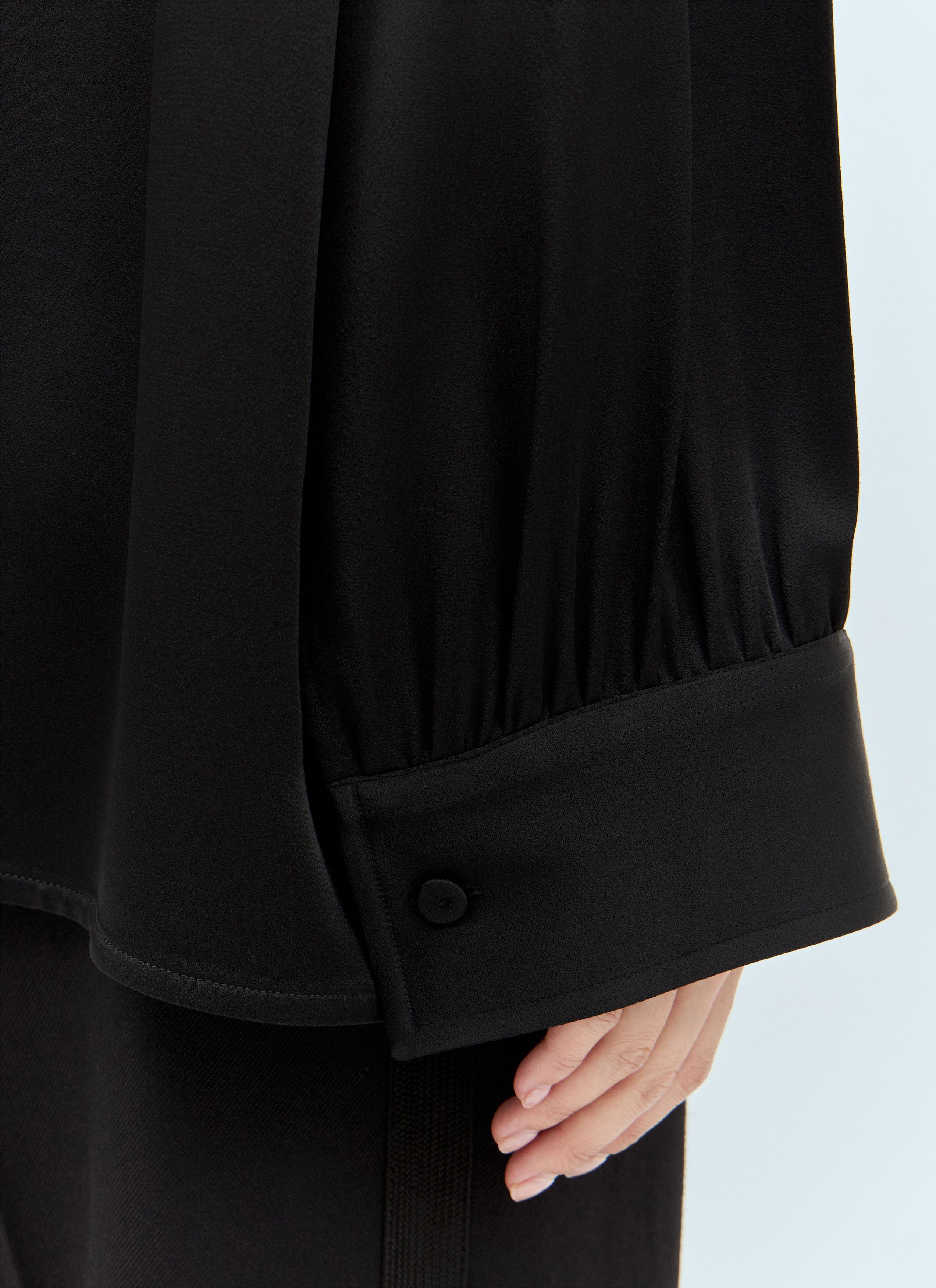 Jil Sander Satin Shirt Size XS / US 0-2 / IT 36-38 - 4 Thumbnail