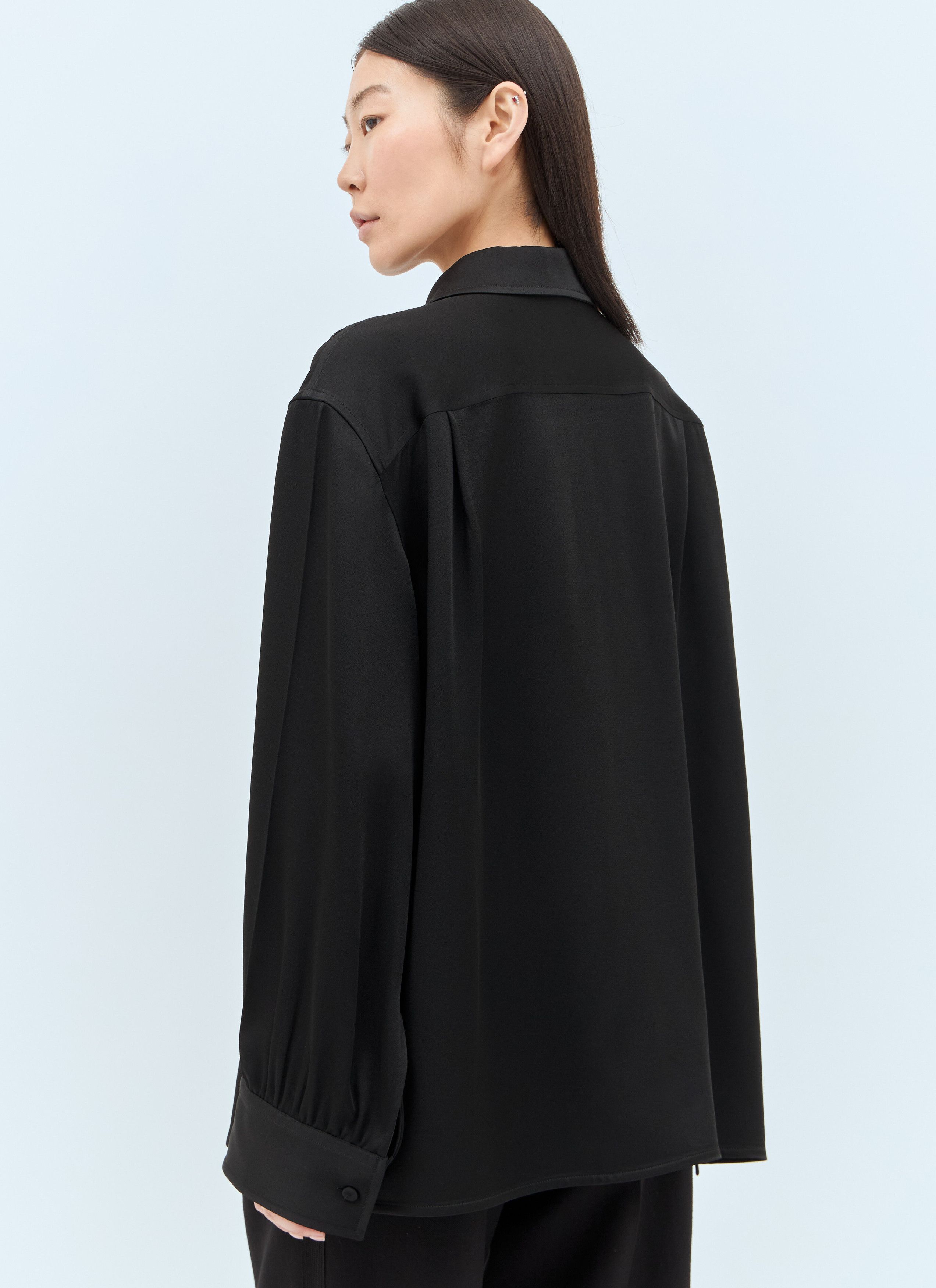Jil Sander Satin Shirt Size XS / US 0-2 / IT 36-38 - 6 Thumbnail