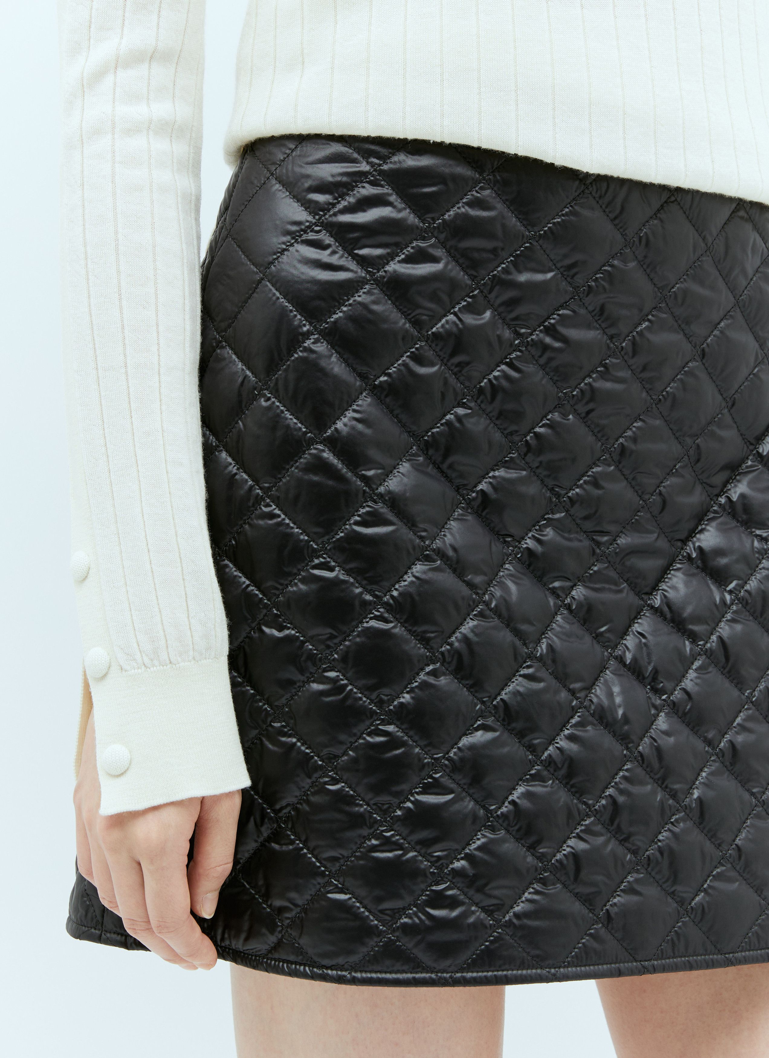Moncler Quilted Mini Skirt Size 26" / US 2 / IT 38 - 5 Thumbnail