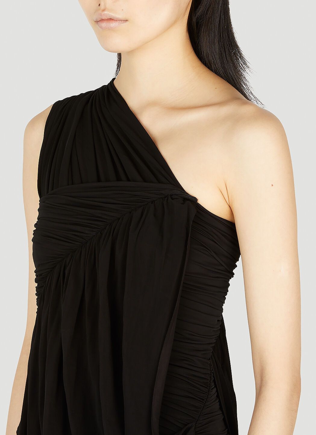 Rick Owens Edfu Draped Mini Dress Size XS / US 0-2 / IT 36-38 - 6 Thumbnail
