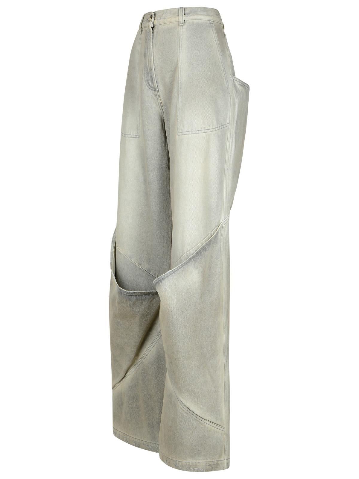 The Attico THE ATTICO Gray Cotton Jeans Size 26" / US 2 / IT 38 - 2 Thumbnail