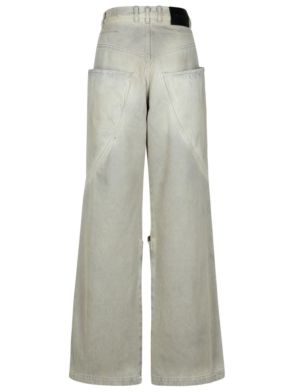 The Attico THE ATTICO Gray Cotton Jeans Size 26" / US 2 / IT 38 - 3 Thumbnail