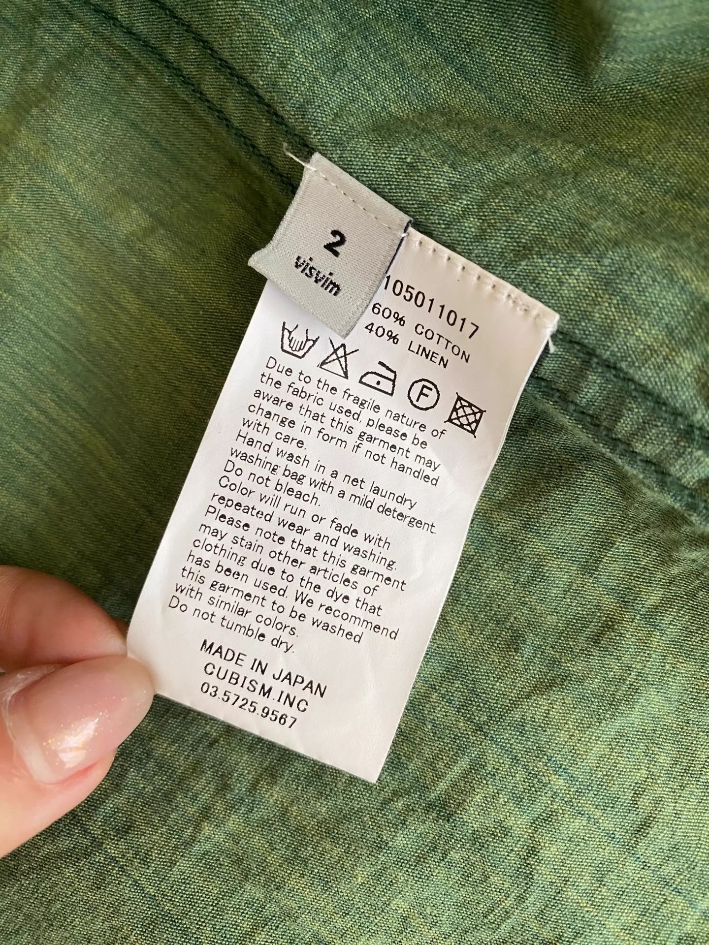 Visvim VISVIM green for old shirts Size US M / EU 48-50 / 2 - 7 Thumbnail