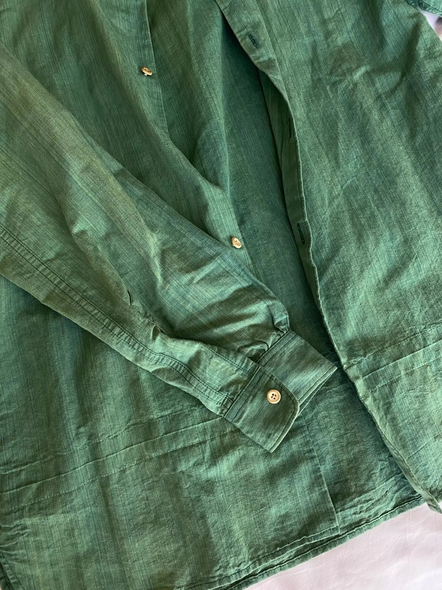 Visvim VISVIM green for old shirts Size US M / EU 48-50 / 2 - 4 Thumbnail
