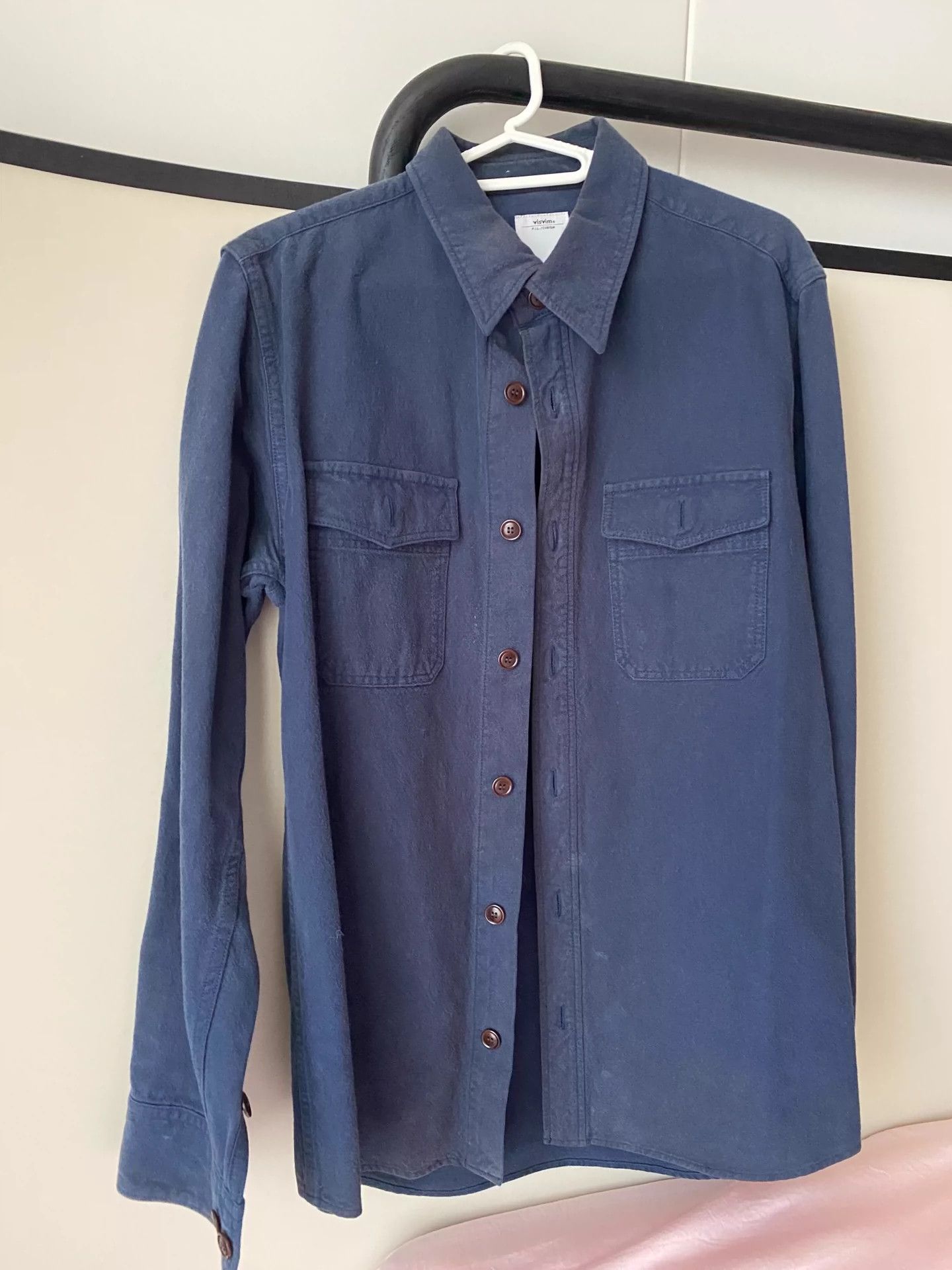 Visvim Visvim thin dark blue corduroy for old shirts Size US M / EU 48-50 / 2 - 3 Thumbnail
