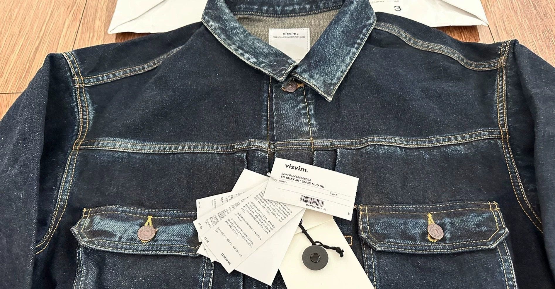 Visvim VISVIM SS 101XX JKT DMGD MUD OD Size US L / EU 52-54 / 3 - 2 Thumbnail