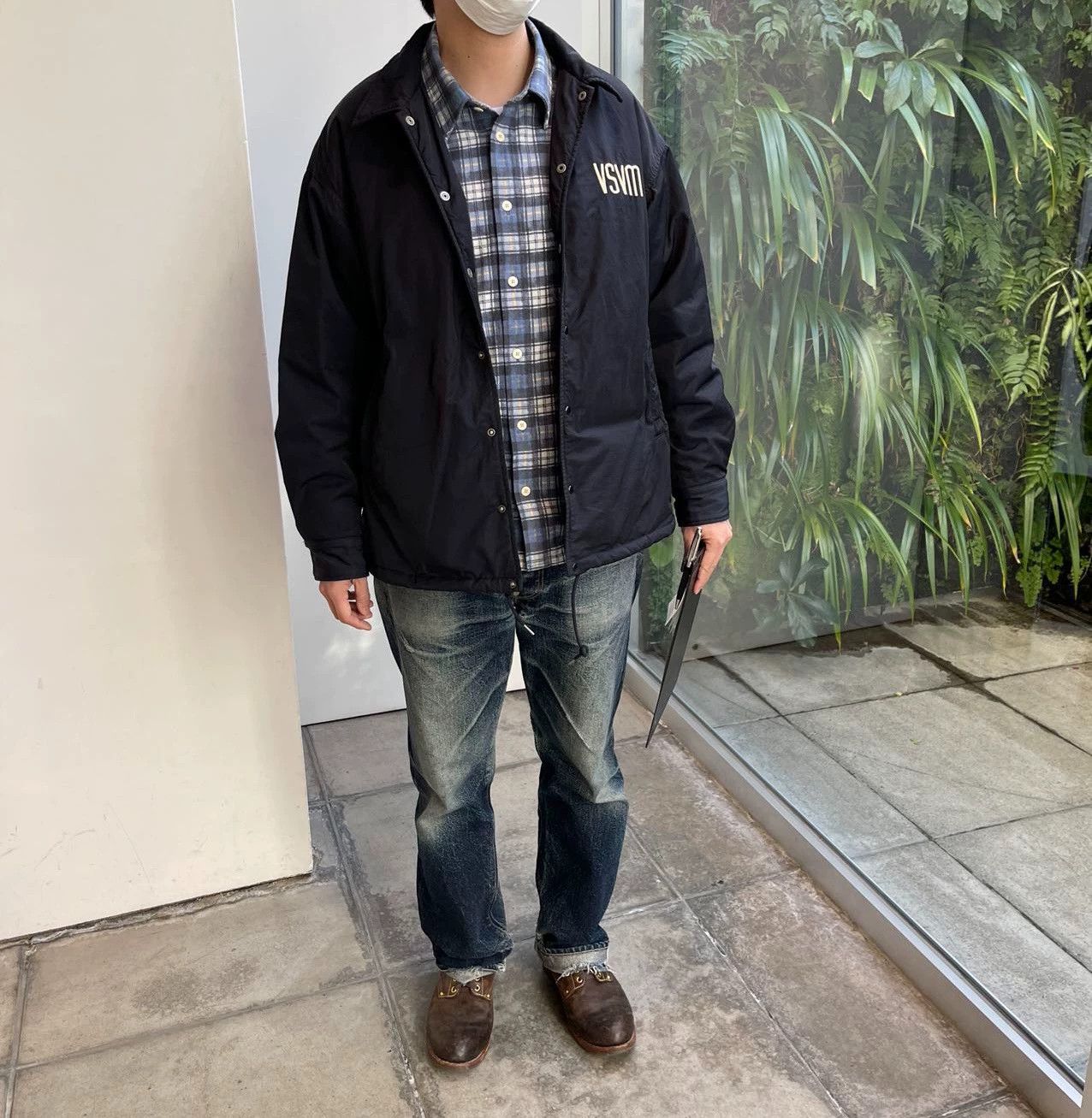 VISVIM 23SS PIONEER KHADI CHECK L/S shirt