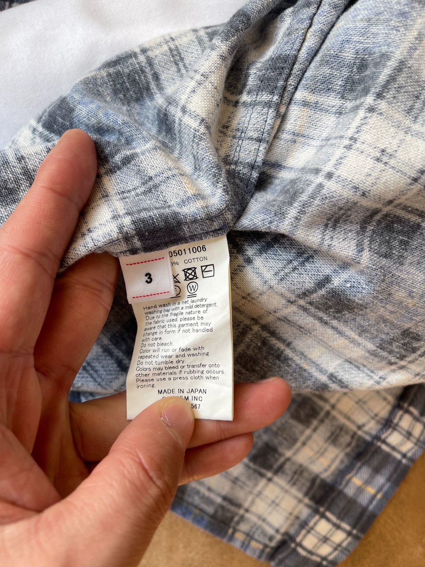 Visvim VISVIM 23SS PIONEER KHADI CHECK L/S shirt Size US L / EU 52-54 / 3 - 6 Thumbnail