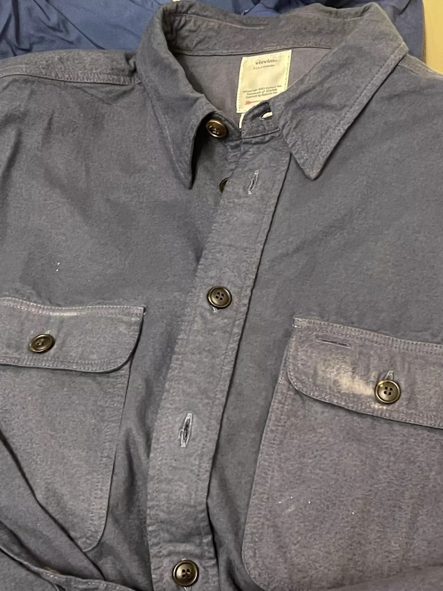 Visvim visvim 20SS LUMBER SHIRT L/S (UNEVEN DYE) Size US M / EU 48-50 / 2 - 6 Thumbnail