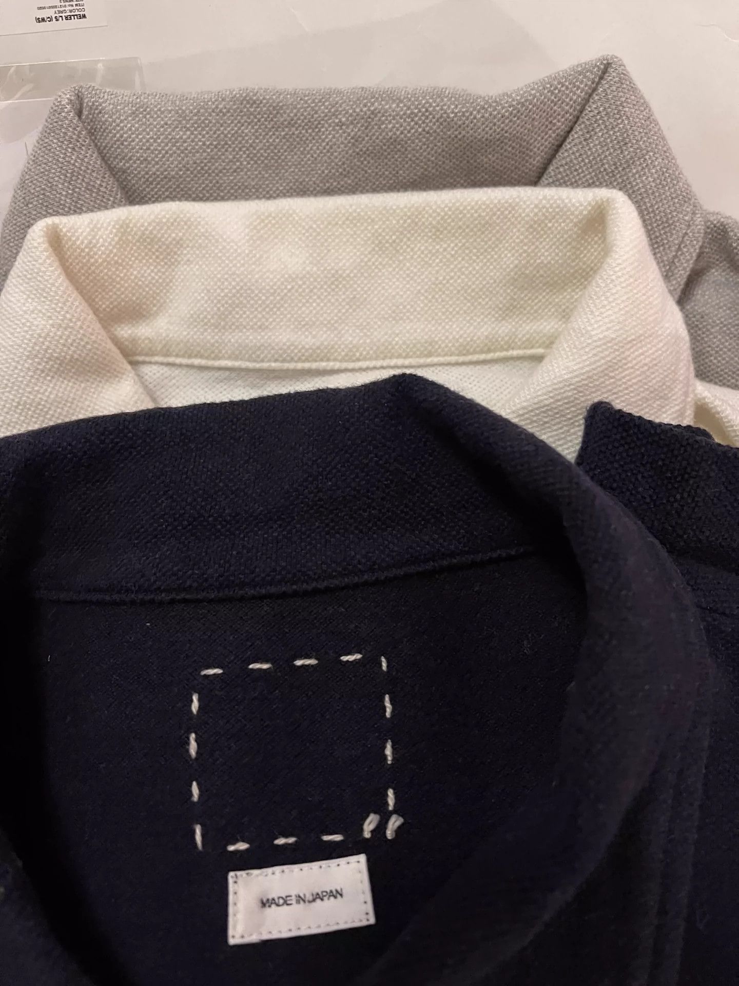 Visvim VISVIM WELLER L/S (C/WS) Long sleeved solid color POLO shirt T-shirt Size US L / EU 52-54 / 3 - 9 Thumbnail