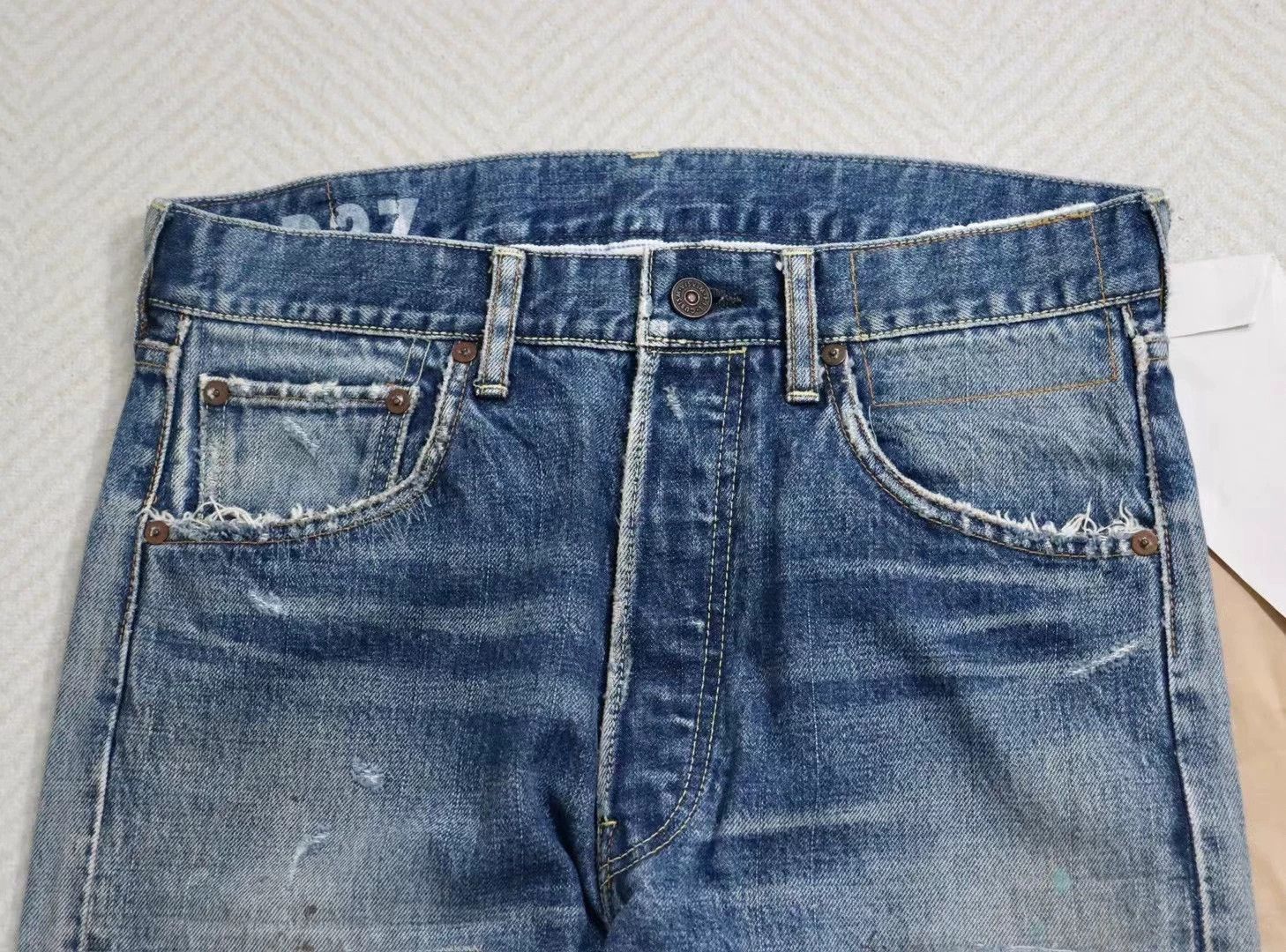 Visvim Visvim 21aw Social Sculpture 01 iDamaged-27 Size US 32 / EU 48 - 3 Thumbnail