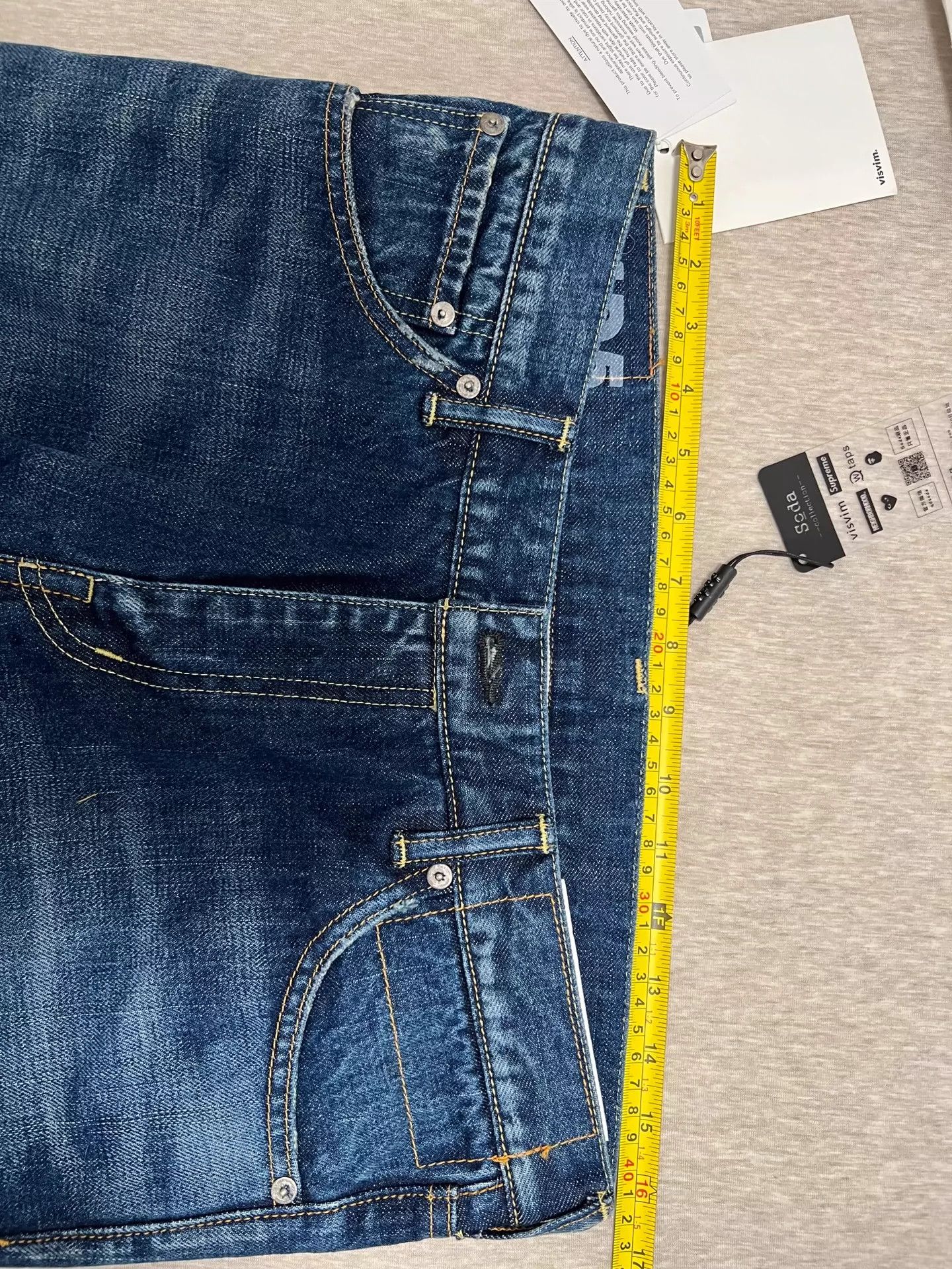 Visvim VISVIM Social Sculpture Damaged D5 Washed jeans 04D5 Size US 34 / EU 50 - 8 Thumbnail