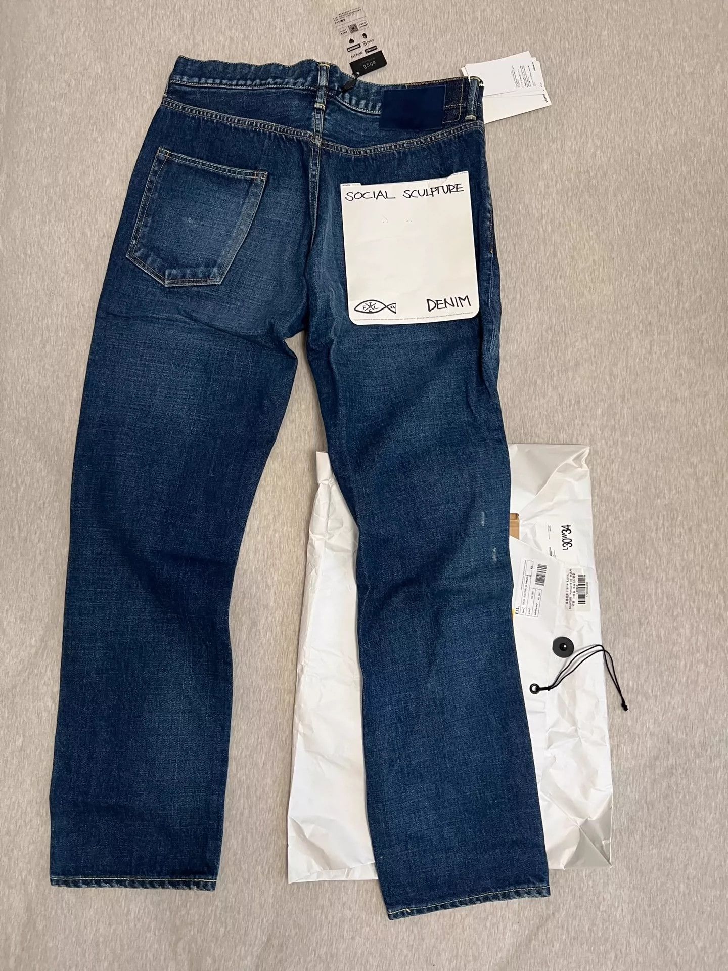 Visvim VISVIM Social Sculpture Damaged D5 Washed jeans 04D5 Size US 34 / EU 50 - 2 Thumbnail