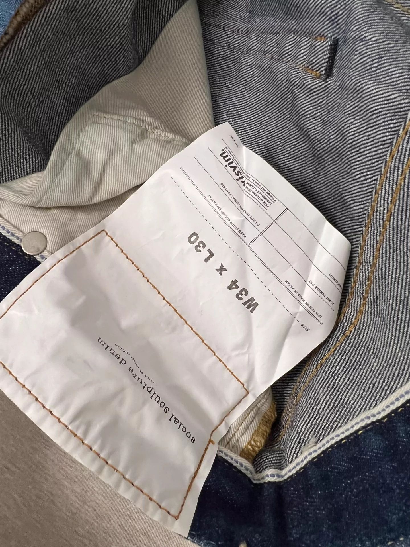 Visvim VISVIM Social Sculpture Damaged D5 Washed jeans 04D5 Size US 34 / EU 50 - 6 Thumbnail