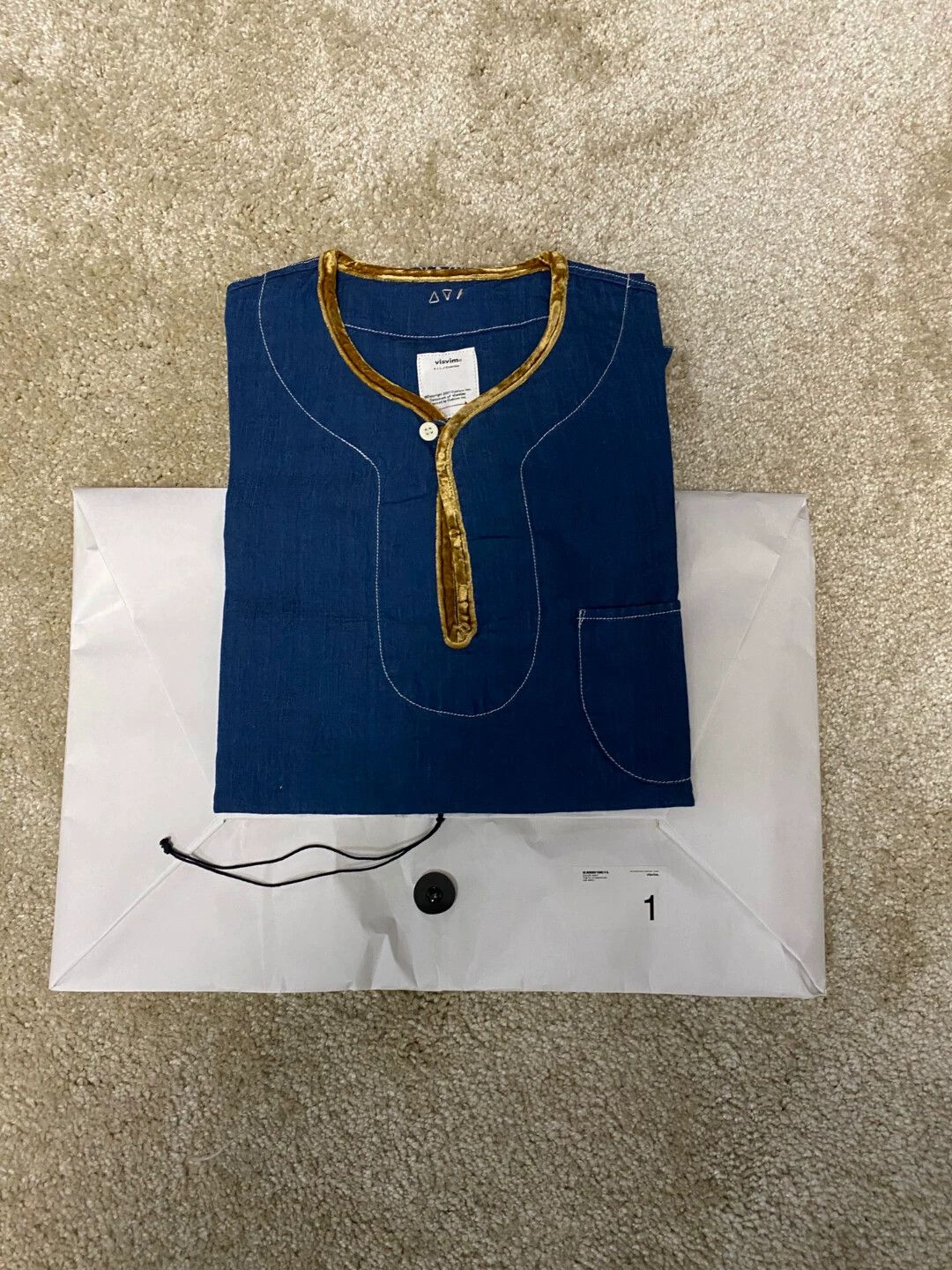 Visvim VISVIM 19AW BORDER TUNIC P.O Size US S / EU 44-46 / 1 - 2 Thumbnail