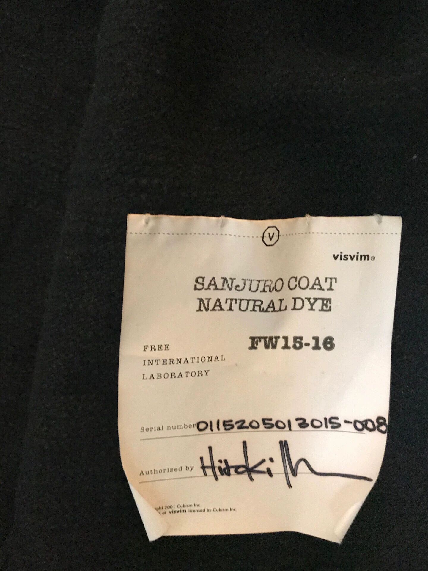 Visvim VISVIM 15AW SANJURO COAT NATURAL DYE Size US L / EU 52-54 / 3 - 6 Thumbnail