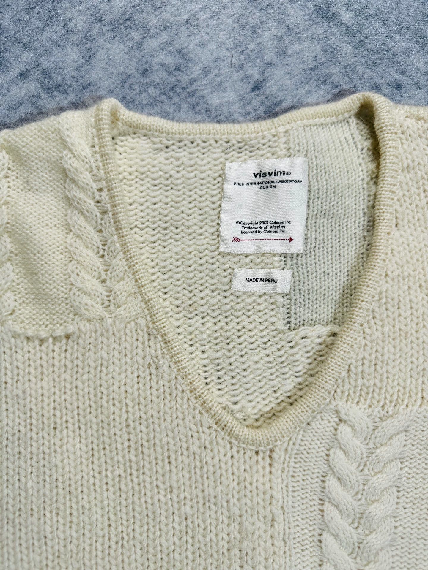 Visvim visvim highland v-neck p.w 19aw sweater Size US M / EU 48-50 / 2 - 2 Thumbnail