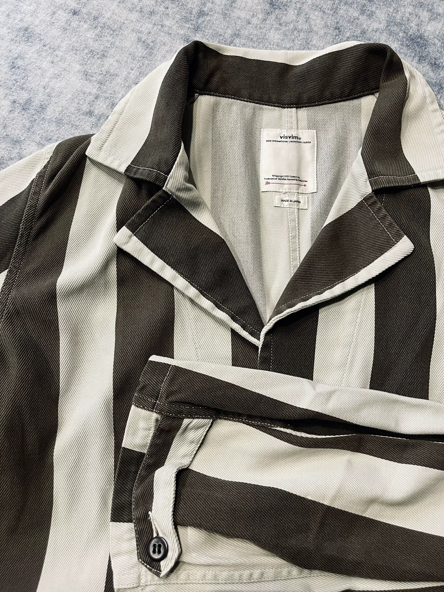 Visvim visvim cecile service striped coat Size US L / EU 52-54 / 3 - 3 Thumbnail