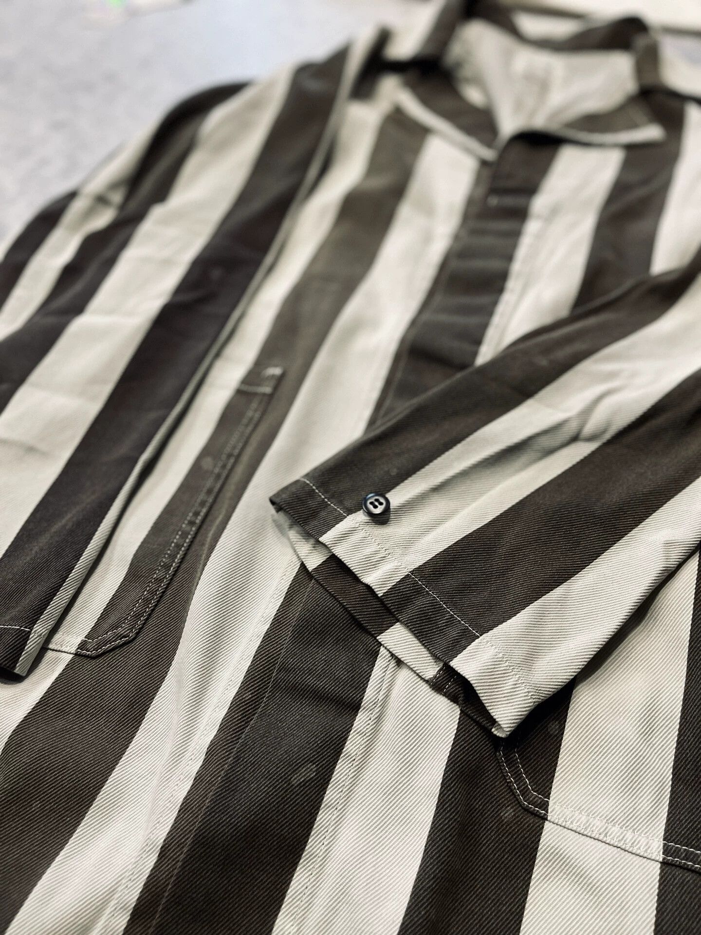 Visvim visvim cecile service striped coat Size US L / EU 52-54 / 3 - 4 Thumbnail