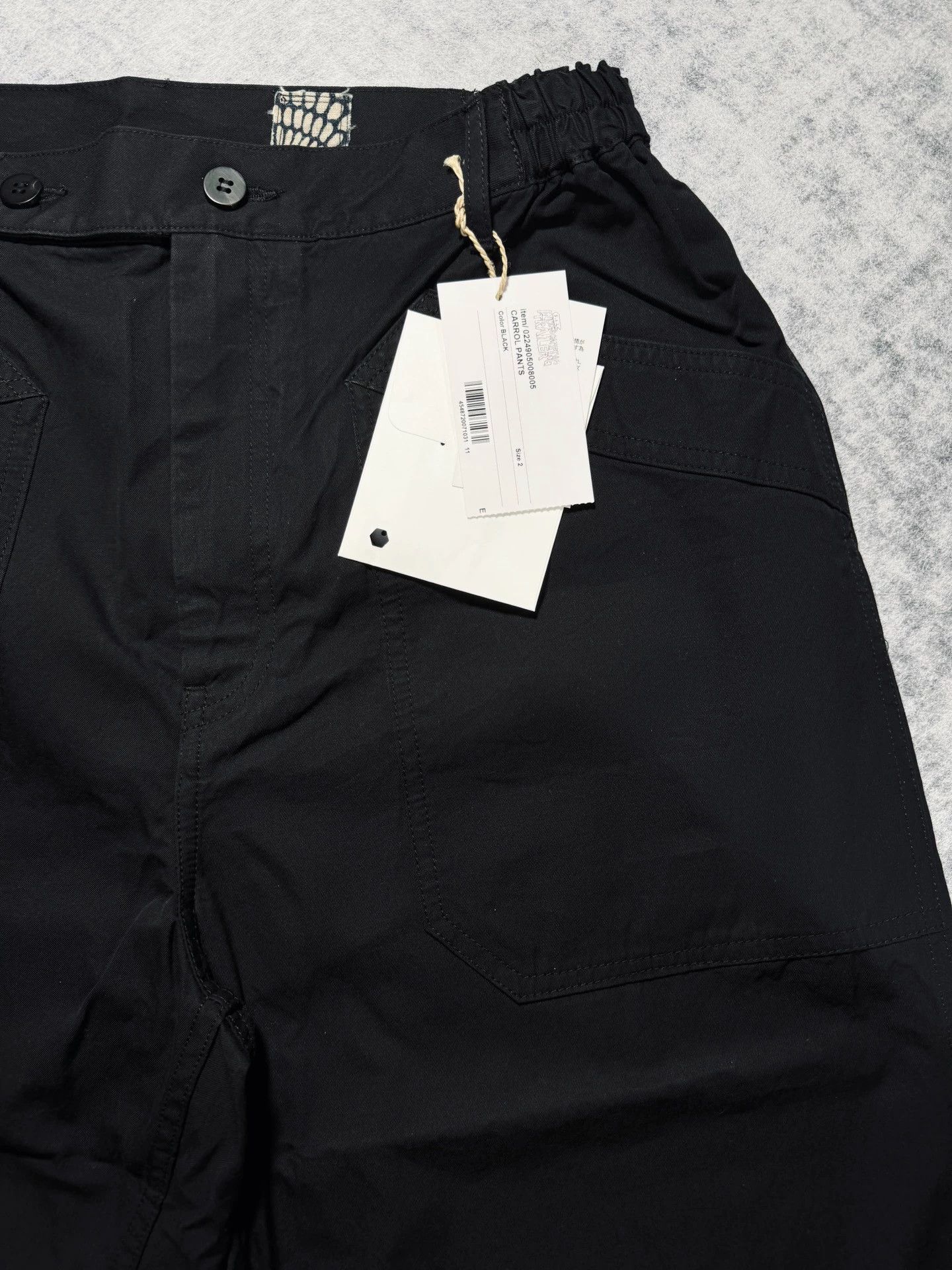 VISVIM ict CARROL PANTS BLACK 2 visvim/CARROLL PANTS (NAVY)