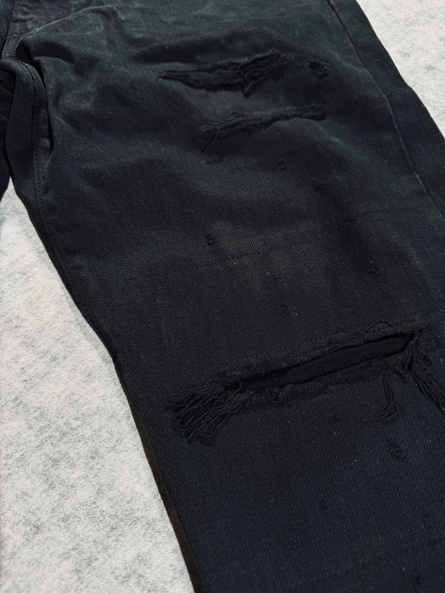 Visvim visvim journeyman blk tacked crash Size US 30 / EU 46 - 5 Thumbnail
