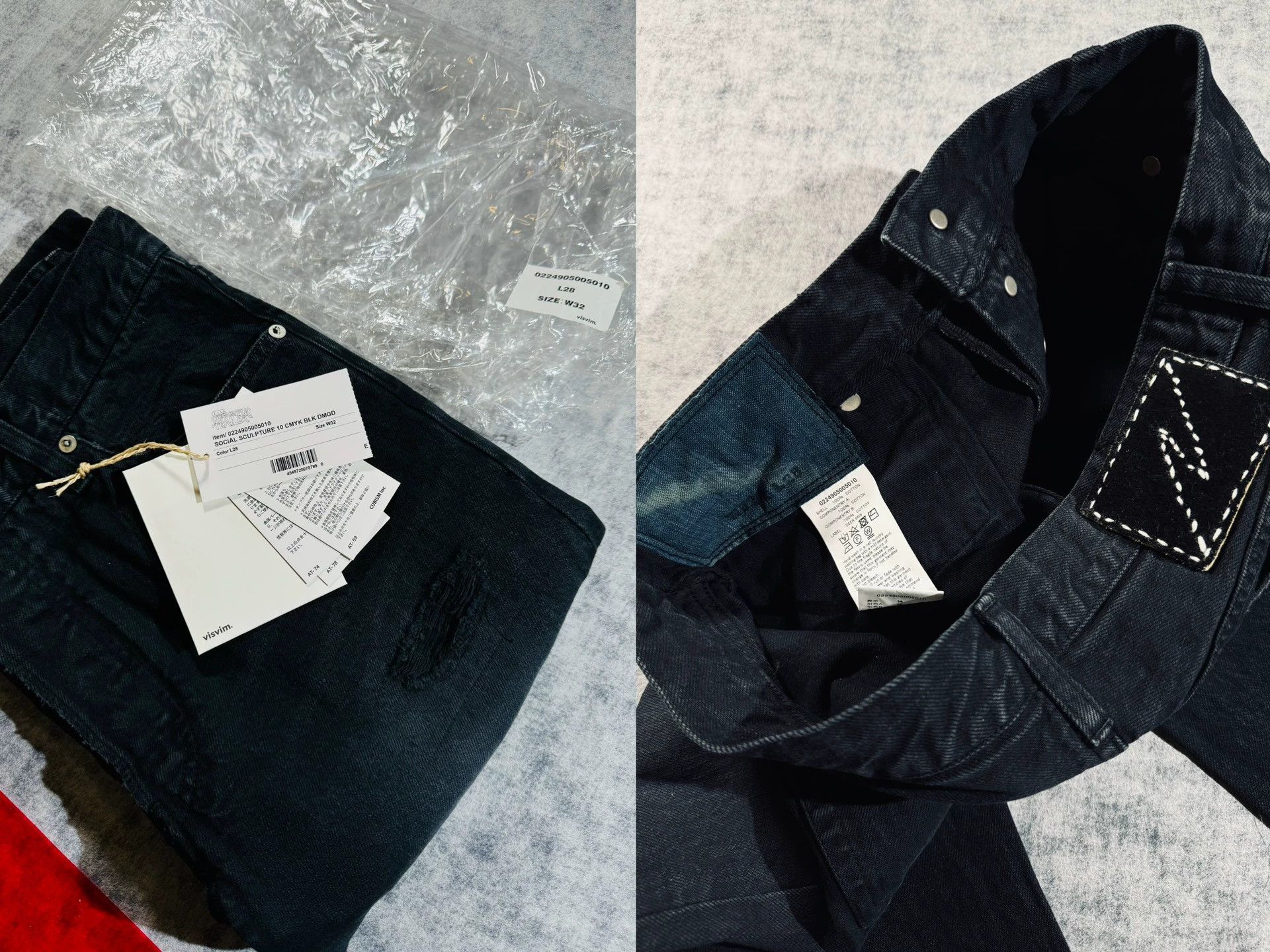 Visvim visvim ICT 10 cmyk blk dmgd Size US 32 / EU 48 - 9 Thumbnail