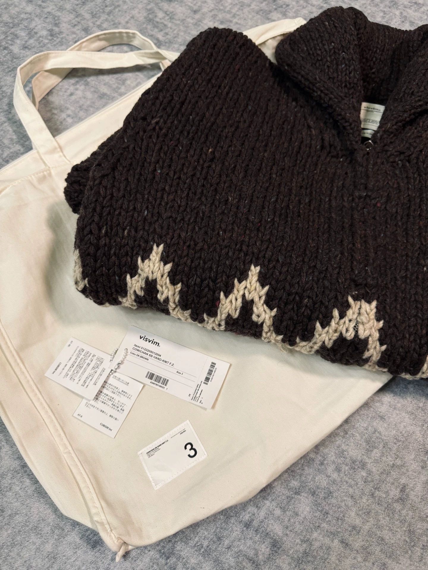 Visvim visvim cowichan SB hand-knit F.Z sweater Size US L / EU 52-54 / 3 - 8 Thumbnail