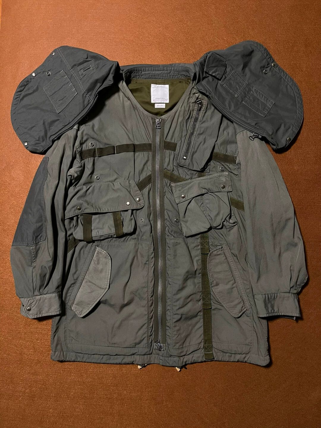 Visvim Visvim dyed paratrooper coats in mud Size US S / EU 44-46 / 1 - 3 Thumbnail