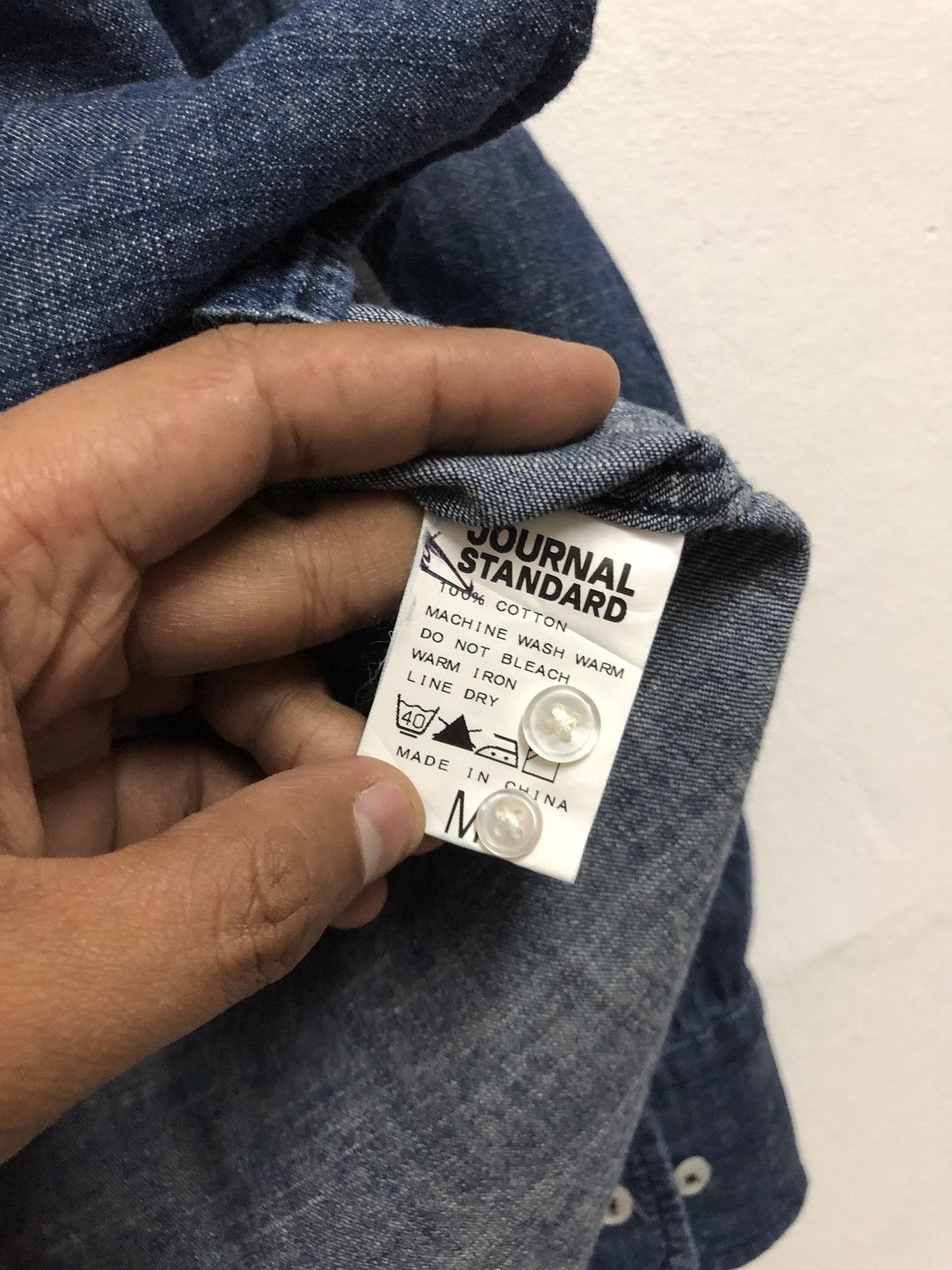 Japanese Brand × Journal Standard JOURNAL STANDARD Soft Denim Shirt Selvedge Size US M / EU 48-50 / 2 - 5 Thumbnail