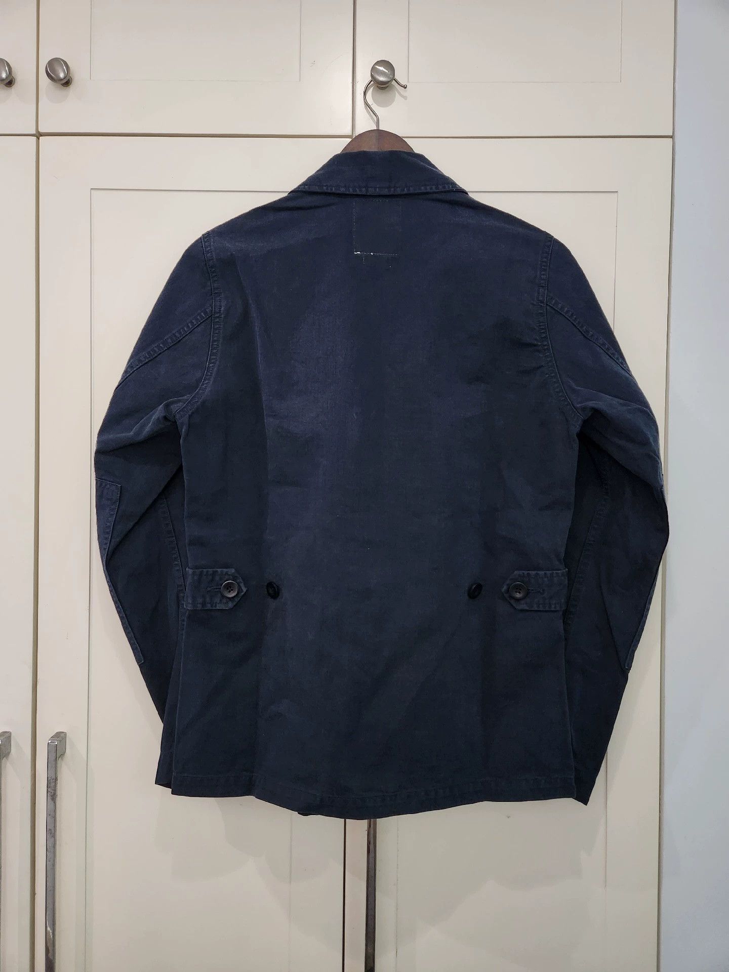 Visvim VISVIM dark blue wash to make old vintage multi-pocket cargo thin jacket jacket Size US S / EU 44-46 / 1 - 2 Thumbnail
