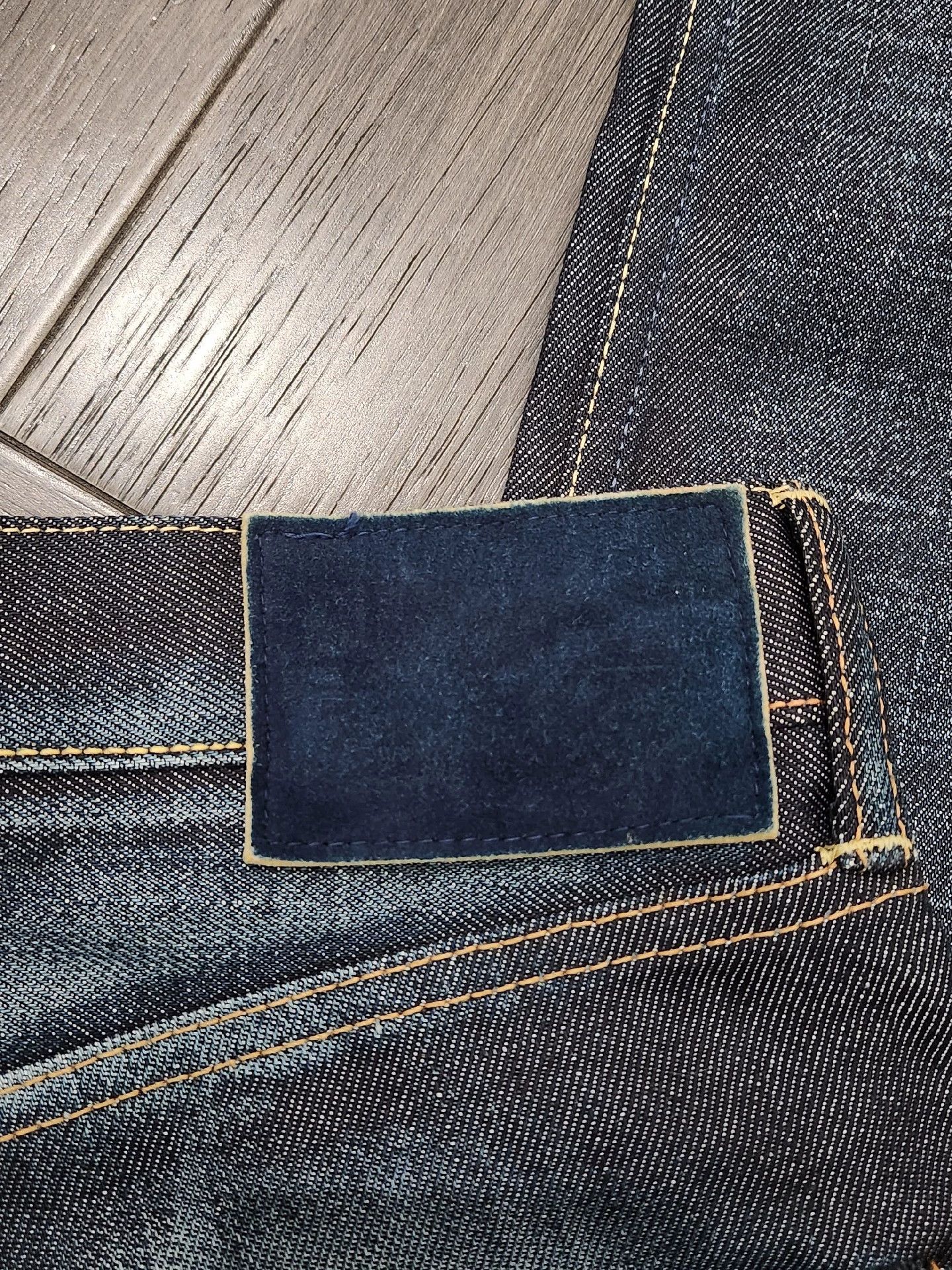 Visvim VISVIM blue distressed straight-leg slim jeans Size US 32 / EU 48 - 3 Thumbnail