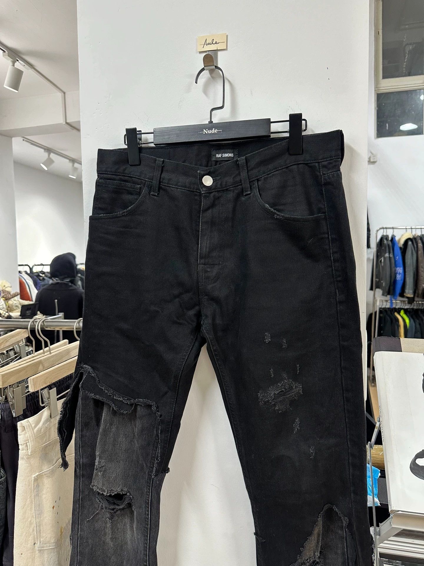 Raf Simons Raf Simons Destroy jeans | Grailed