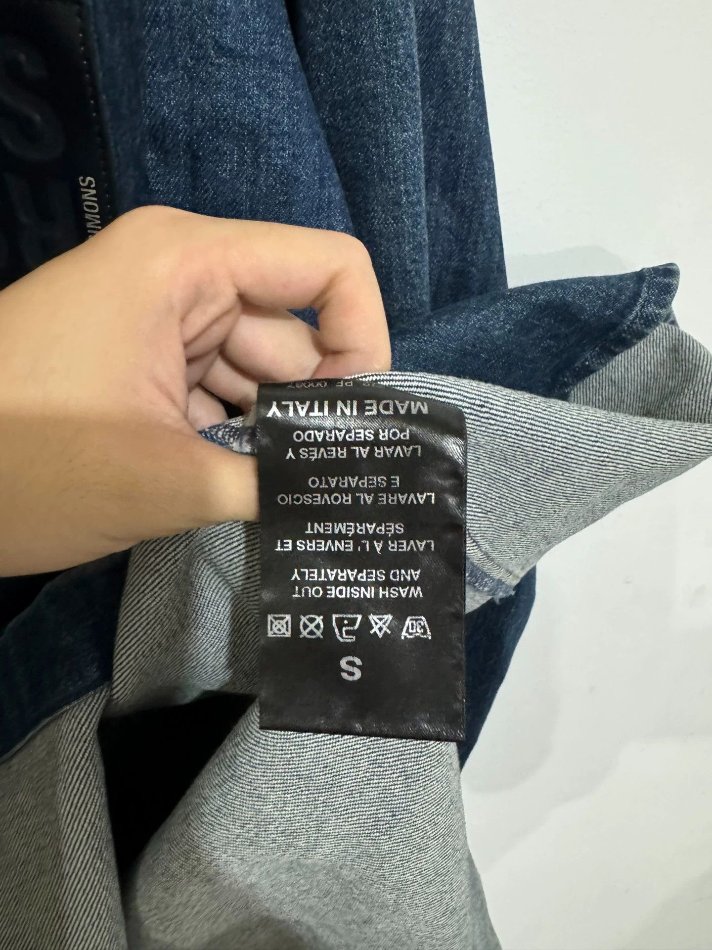 Raf Simons Raf Simons Leather denim jacket Size US S / EU 44-46 / 1 - 5 Thumbnail