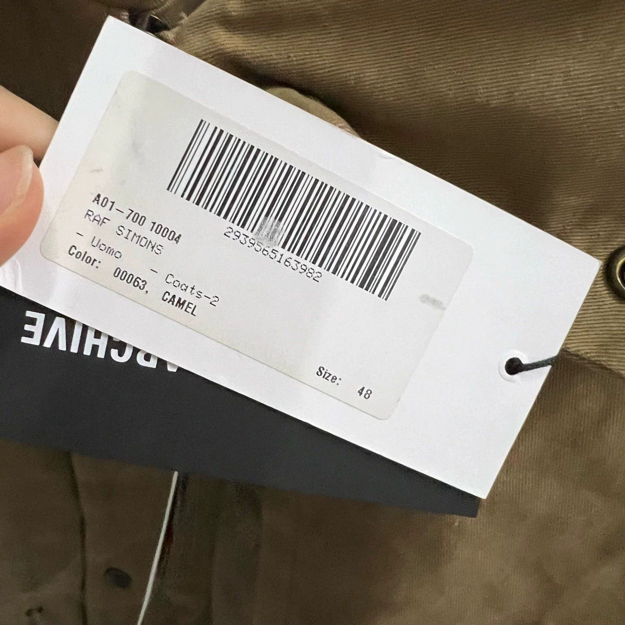 Raf Simons Raf Simons Hand-painted printed parka coat Size US M / EU 48-50 / 2 - 5 Thumbnail