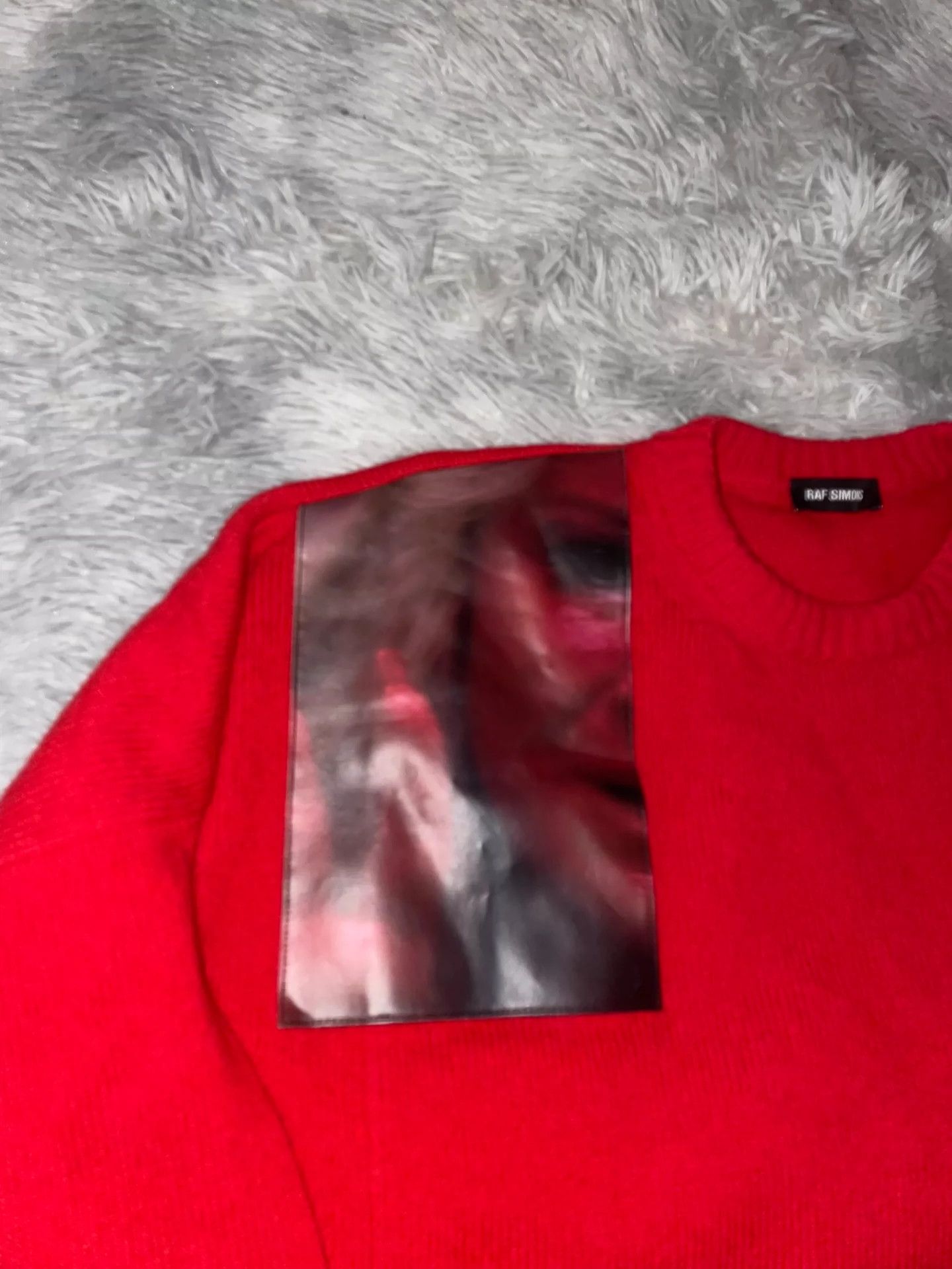 Raf Simons Raf Simons Red velvet sweater Size US XS / EU 42 / 0 - 3 Thumbnail