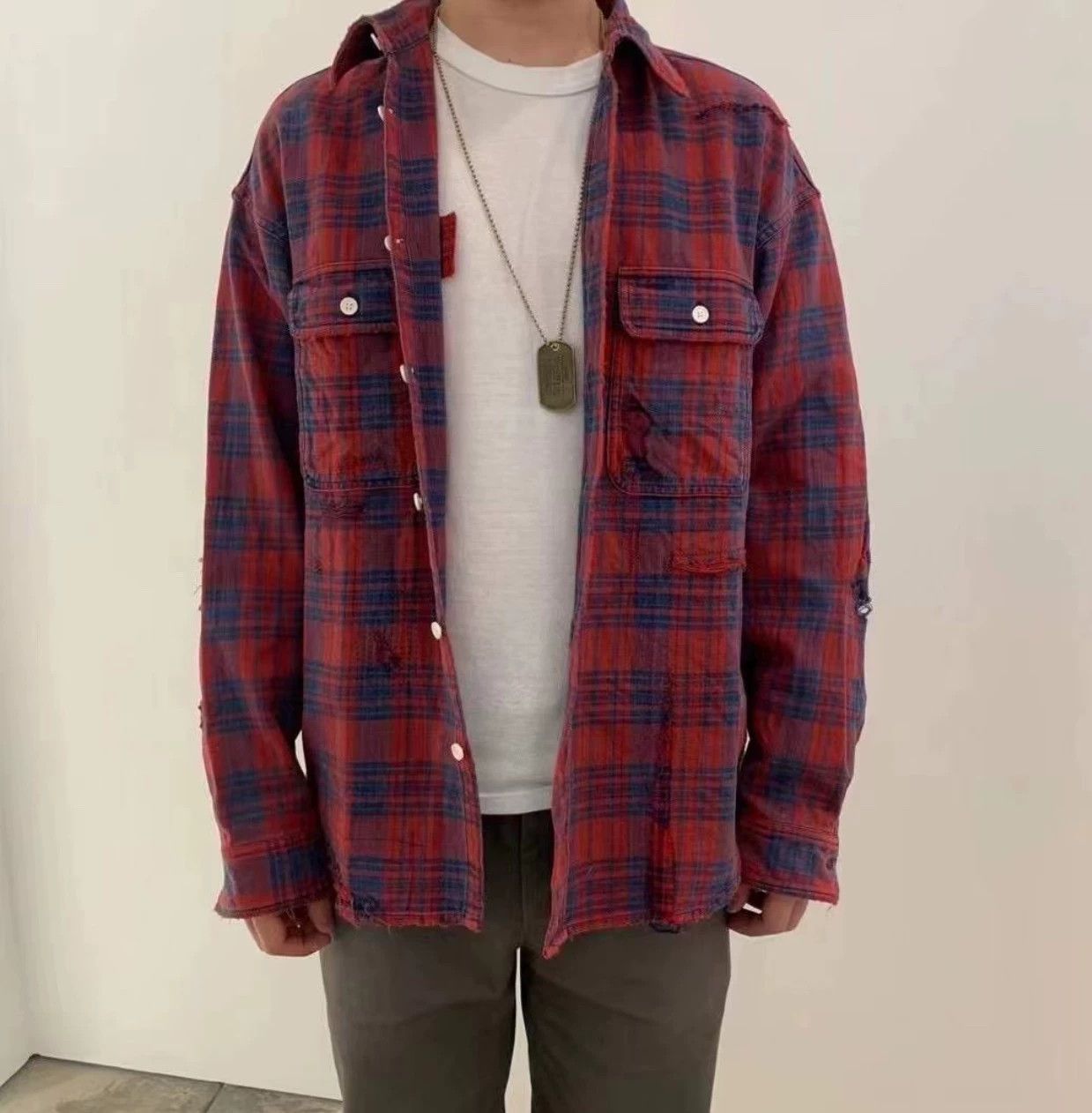 Visvim VISVIM 21SS LUMBER CHECK L/S CRASH Size US M / EU 48-50 / 2 - 2 Thumbnail