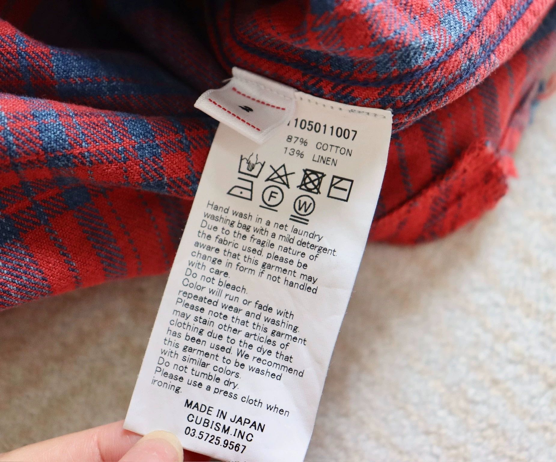 Visvim VISVIM 21SS LUMBER CHECK L/S CRASH Size US M / EU 48-50 / 2 - 9 Thumbnail