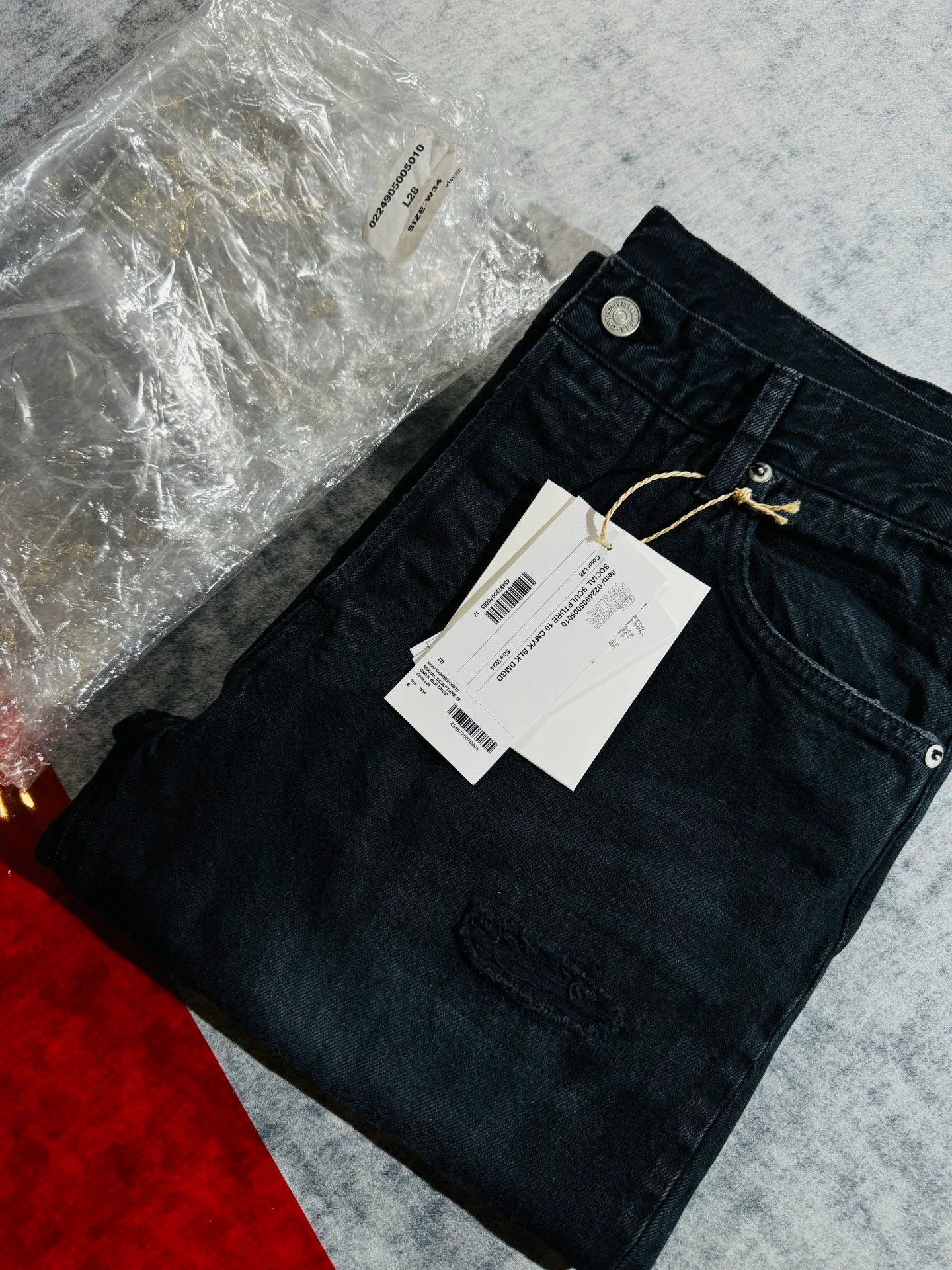 Visvim visvim ICT 10 cmyk blk dmgd Jeans social sculpture Size US 32 / EU 48 - 7 Thumbnail