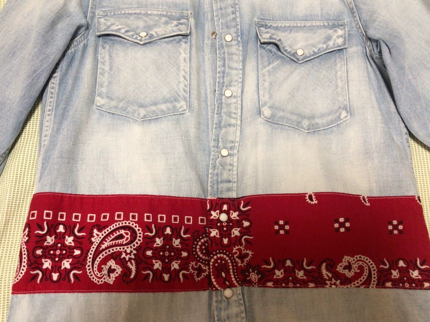 Visvim VISVIM 17AW BANDANA BORDER Size US XS / EU 42 / 0 - 2 Thumbnail